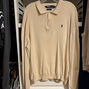 Men’s Ralph Lauren Beige Polo Sweater